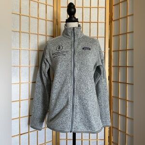 Patagonia Women's Gray Full Zip Fleece Jacket - Medium